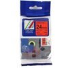 Brother TZ2-451 Label Tape 24mm x 8m Black on Red