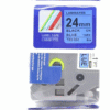 Brother TZ2-551 Label Tape 24mm x 8m Black on Blue