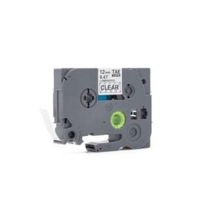 Brother Tape TZE-131 12mm Black on Clear