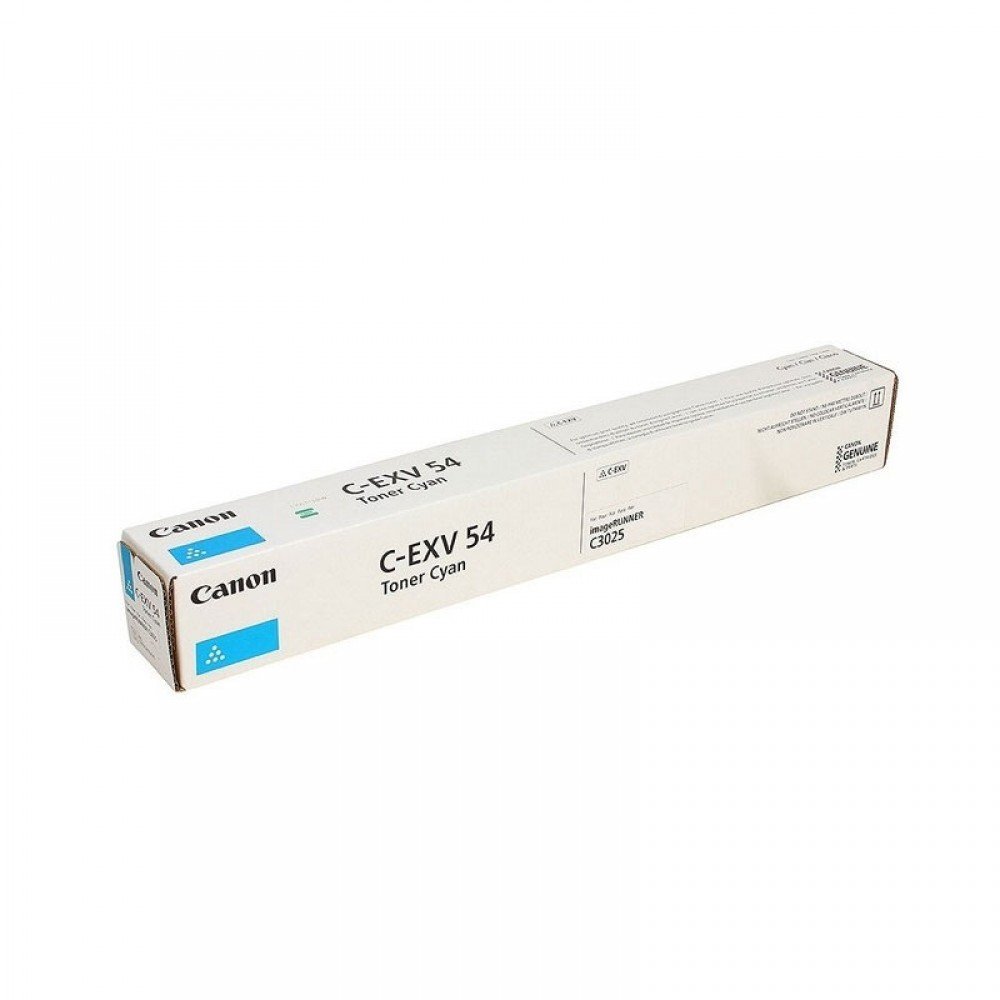 Canon C-EXV54 CYAN Toner Cartridge - Yield:8,500 pages