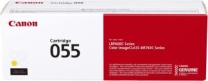 Canon Genuine Toner, Cartridge 055 Yellow yield 2100 pages