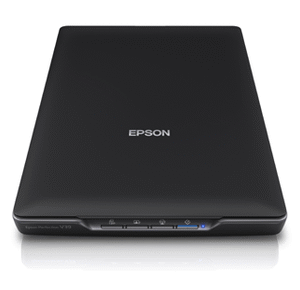 Epson Perfection V39 Color Photo & Document Scanner with Scan-To-Cloud & 4800 Optical Resolution, Black