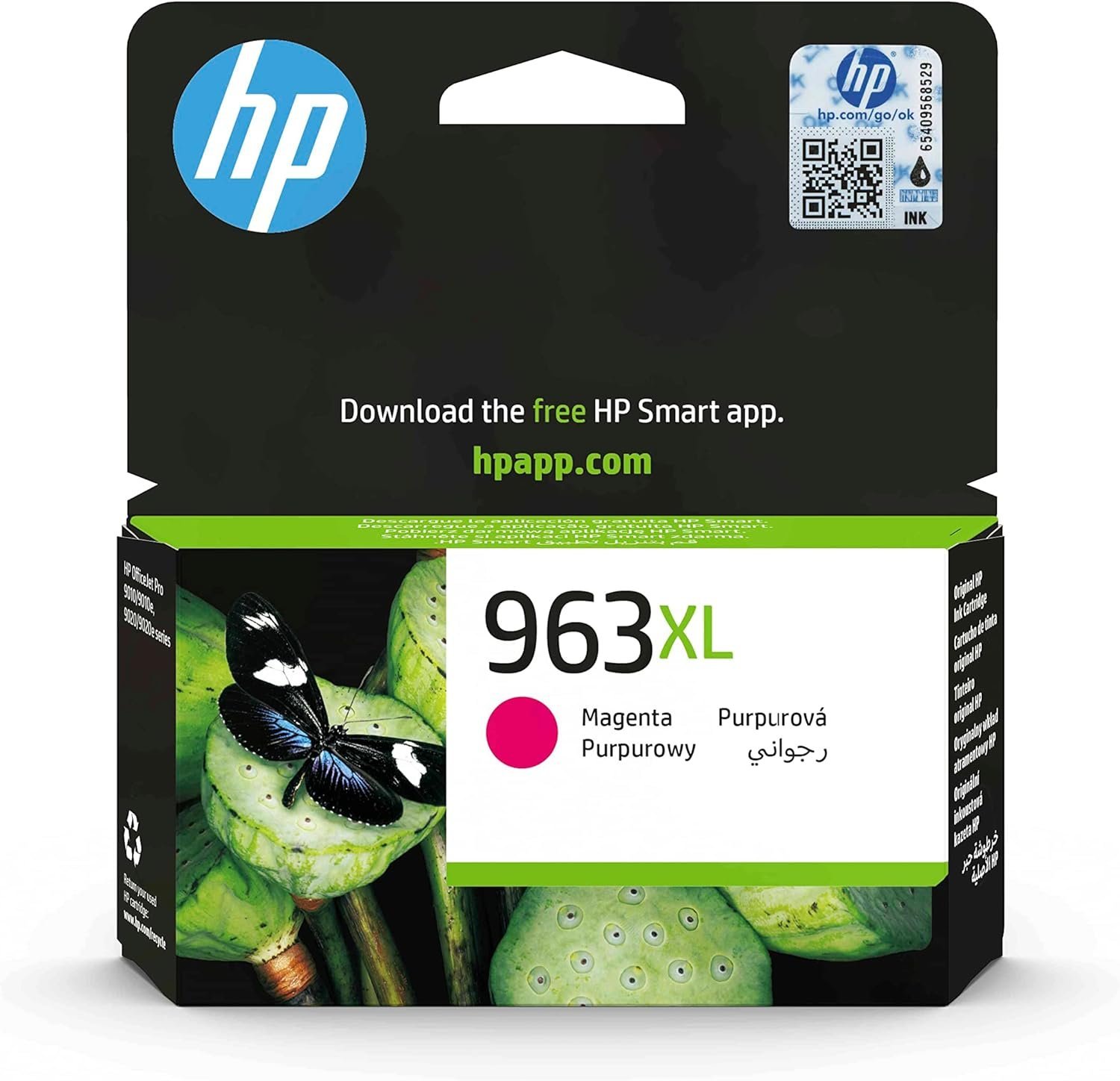 HP 963XL High Yield Original Ink Cartridge, Magenta, Single Pack 3JA28AE
