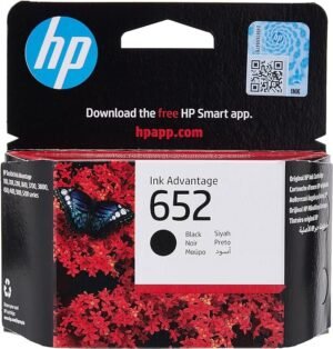 HP F6V25AE 652 Black Ink Cartridge