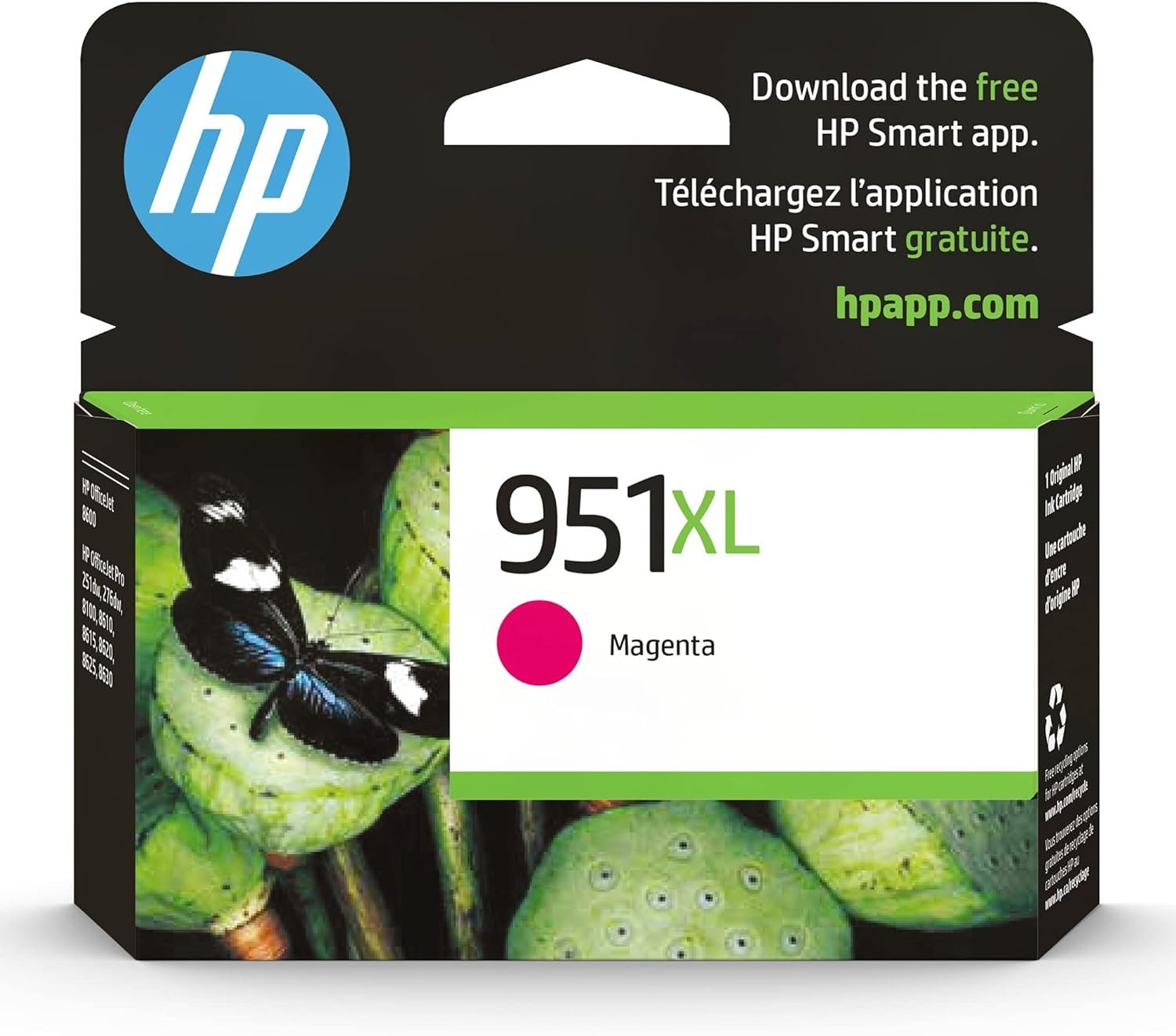 HP 951XL Magenta High-yield Ink Cartridge CN047AN