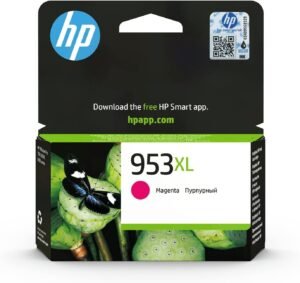 HP 953XL High Yield Original Ink Cartridge, Magenta, Single Pack  F6U17AE